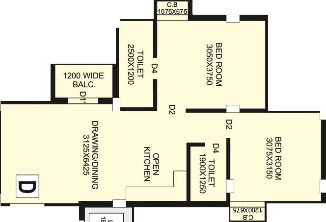 2 BHK Flat in Devi Durga in New Town, Kolkata - Image 931275