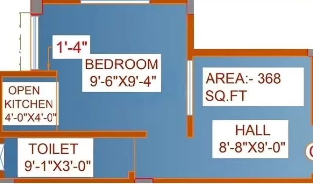 1 BHK Flat in Zeeshan Home At 56 in Tangra, Kolkata - Image 931280
