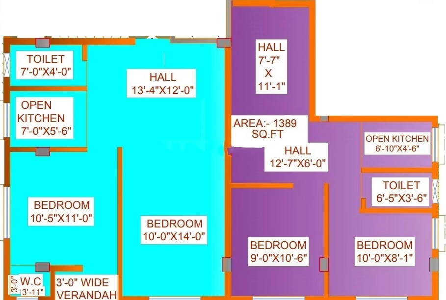 4 BHK Flat in Zeeshan Home At 56 in Tangra, Kolkata - Image 931292