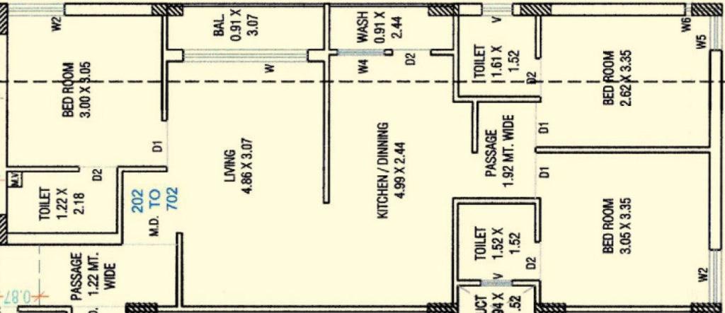 3 BHK Flat in Shri Viral Elegance in Madhapar, Rajkot - Image 931295