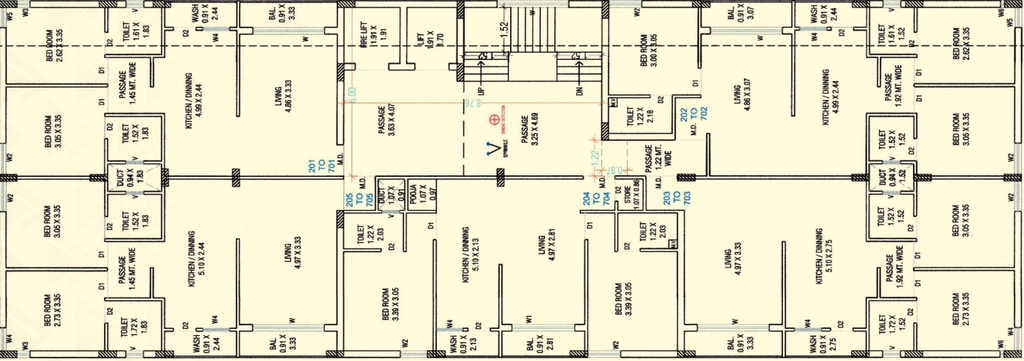 Floor Plan of Shri Viral Elegance in Madhapar, Rajkot - Image 435546