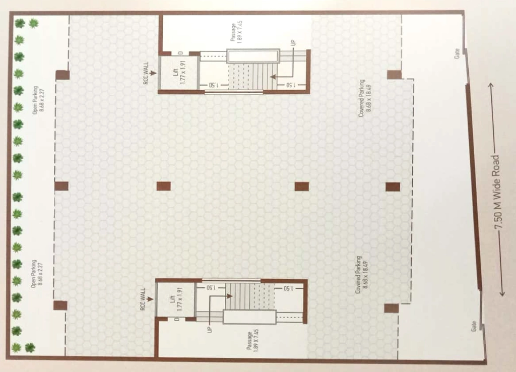 Master Plan of Shubham Green in Mota Mava, Rajkot - Image 435566