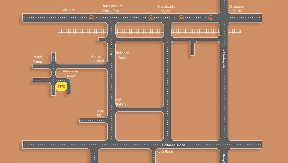 Location of Median Aaviraa Residences - Image 435607