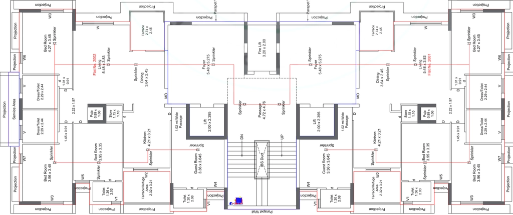Floor Plan of Sky Infinity in Raiya, Rajkot - Image 435624