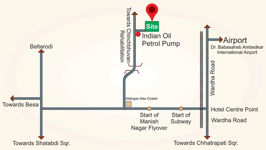 Location of Attis Callisto in Manish Nagar, Nagpur - Image 435646