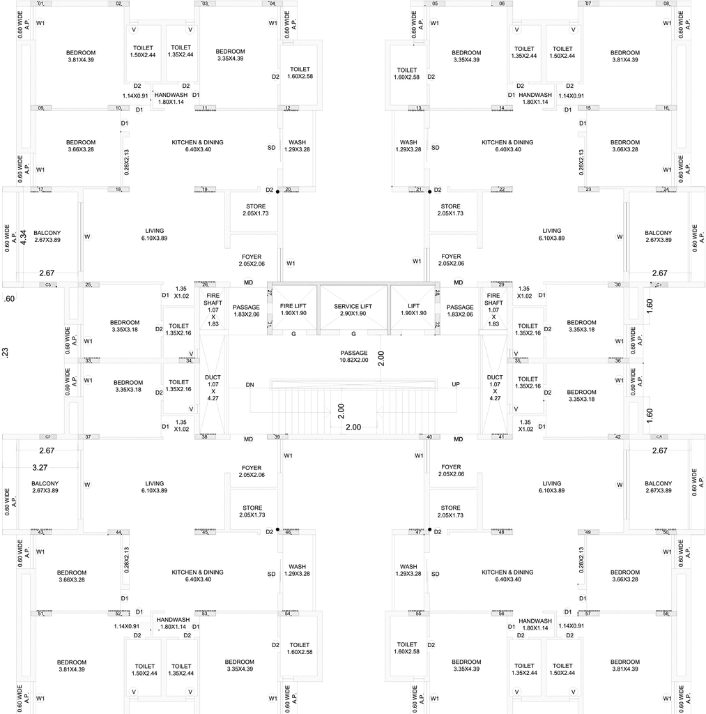 Floor Plan of Dev Sundaram Gold in Manharpur, Rajkot - Image 435638