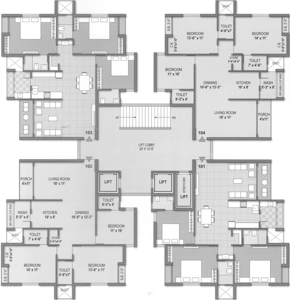 Floor Plan of Shyamal Suvarna Bhoomi in Mota Mava, Rajkot - Image 435660