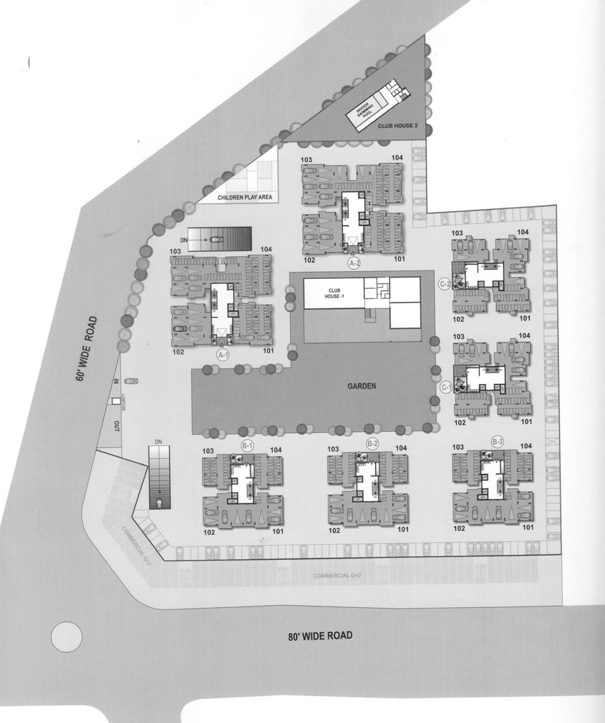 Master Plan of Shyamal Suvarna Bhoomi in Mota Mava, Rajkot - Image 435659