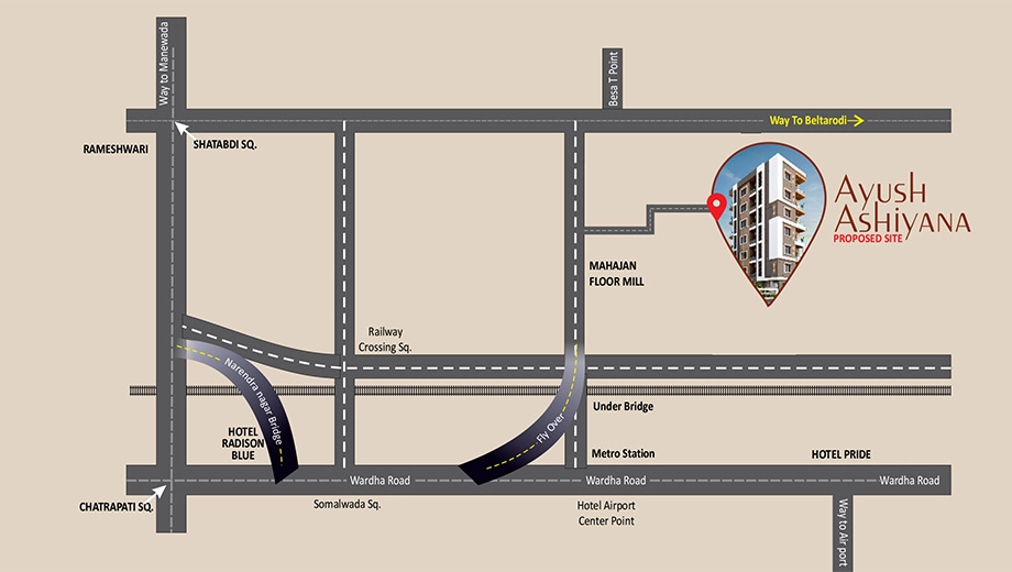 Location of Ayush Ashiyana - Image 435664
