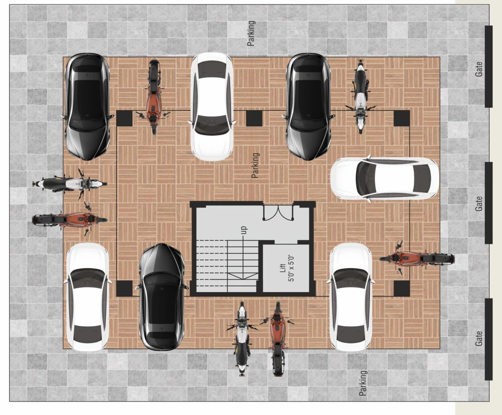 Master Plan of Katiyar Mitali Mansion in Manish Nagar, Nagpur - Image 435697