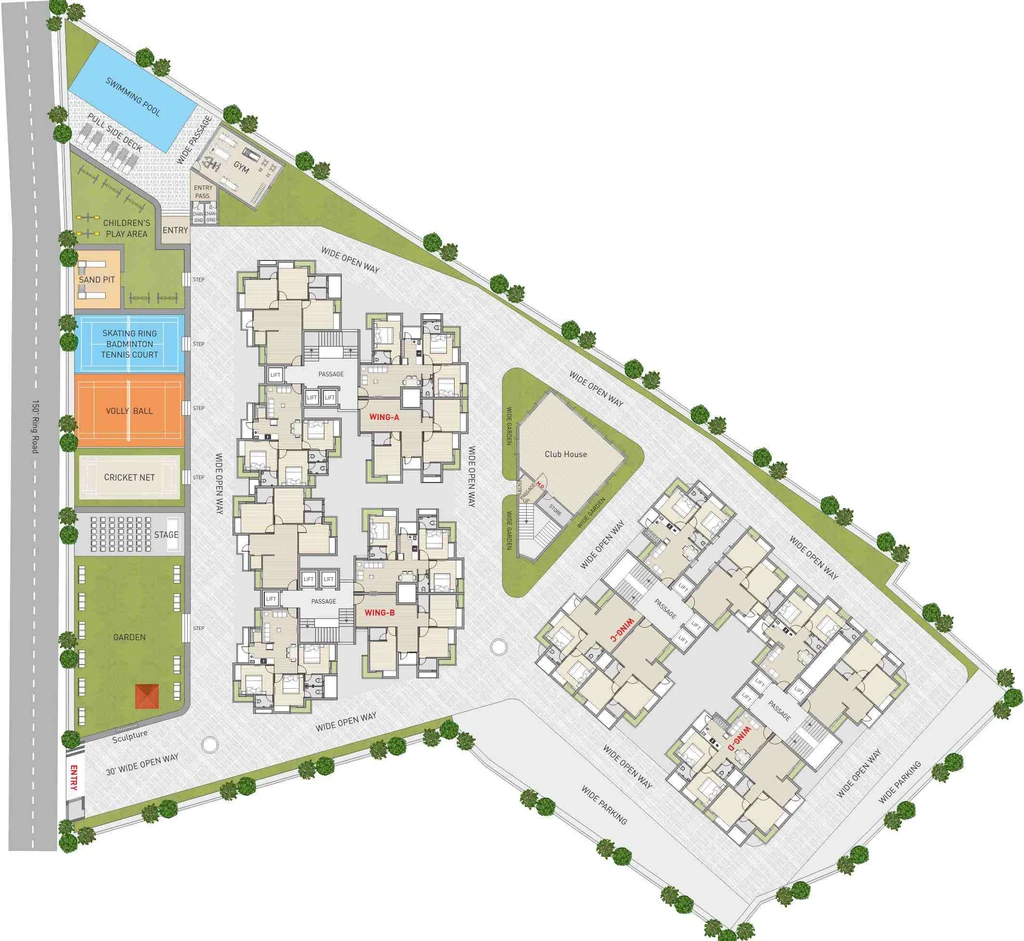 Master Plan of Jainam The Space in Madhapar, Rajkot - Image 435716