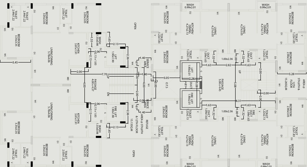 Floor Plan of Tulsipatra in Ghanteshwer, Rajkot - Image 435724