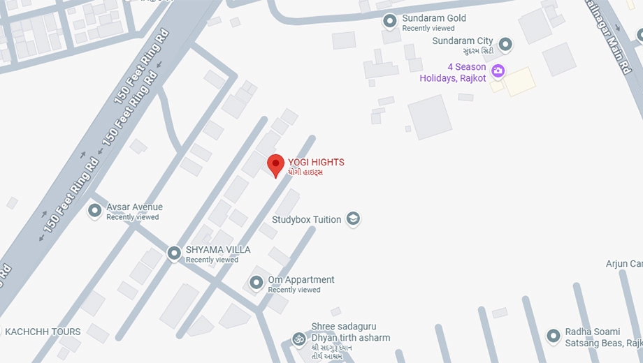 Location of Yogendrasinh Yogi Heights in Madhapar, Rajkot - Image 435746