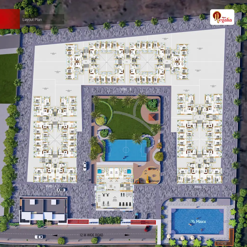 Master Plan of Maxx Regalia in Beltarodi, Nagpur - Image 435789