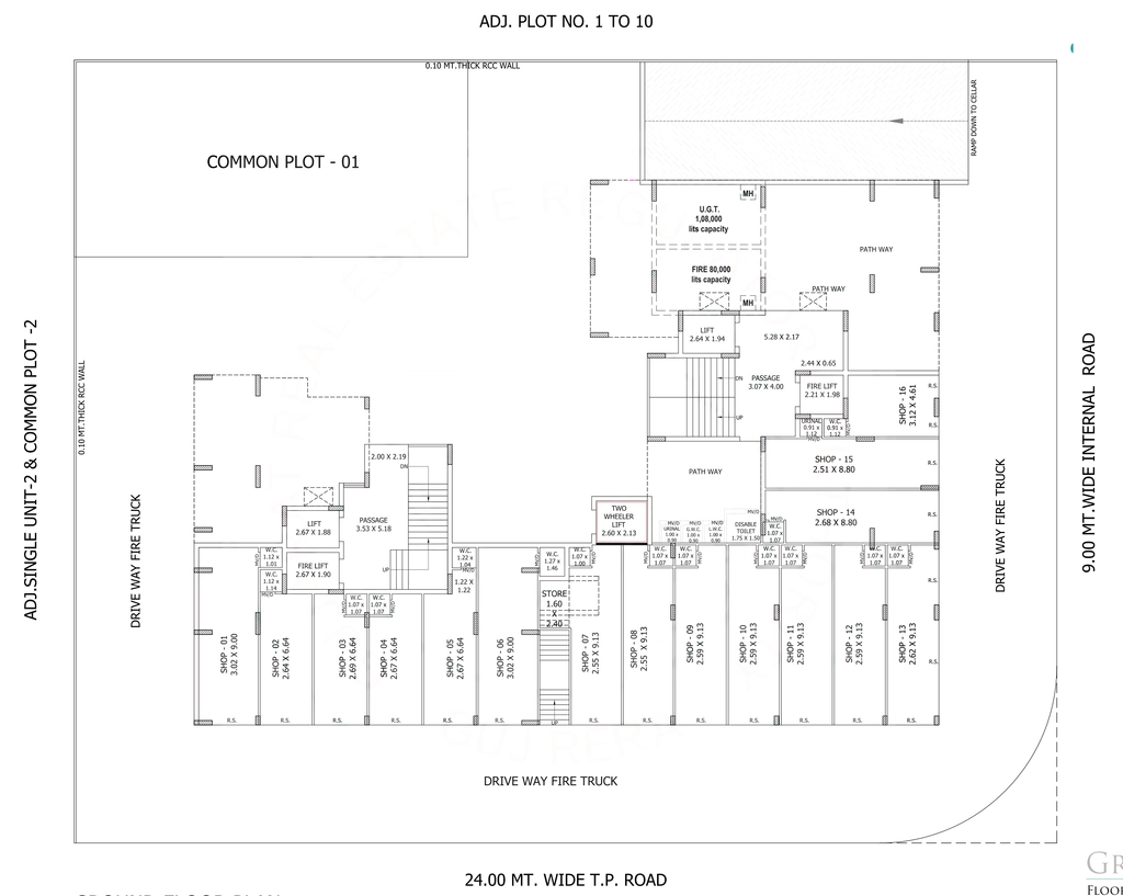 Master Plan of Commercial Harbhole Amarnath Heights in Vavdi, Rajkot - Image 435840