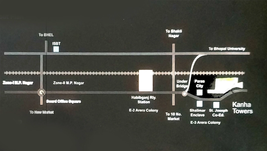 Location of Lilasons Kanha Towers - Image 435848