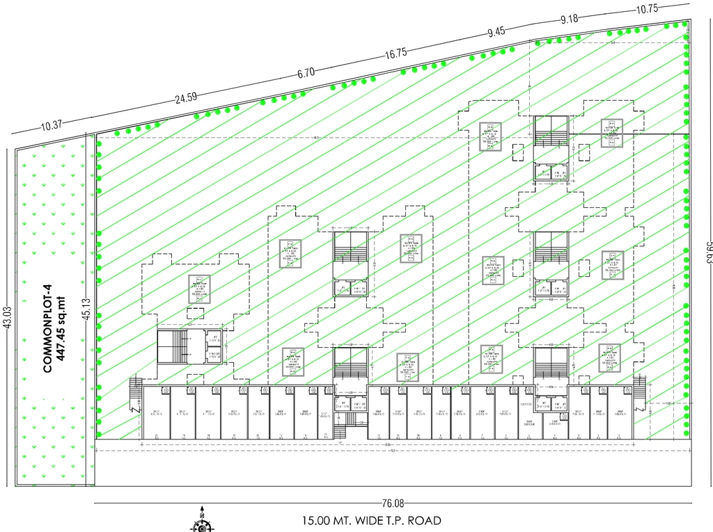 Master Plan of Commercial Narendrakumar Shree Bileshwar Heights in Vavdi, Rajkot - Image 435913