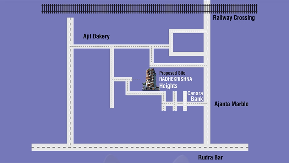 Location of Radhekrishna Heights - Image 435917