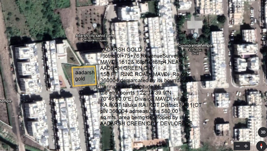 Location of Aadarsh Gold in Kotharia, Rajkot - Image 435947