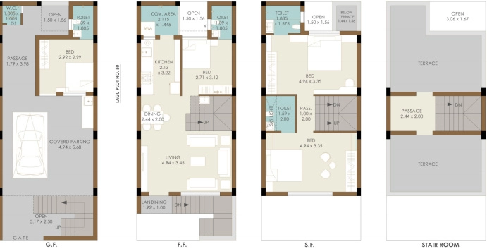4 BHK House/Villa in Aadarsh Upvan in Vavdi, Rajkot - Image 931409