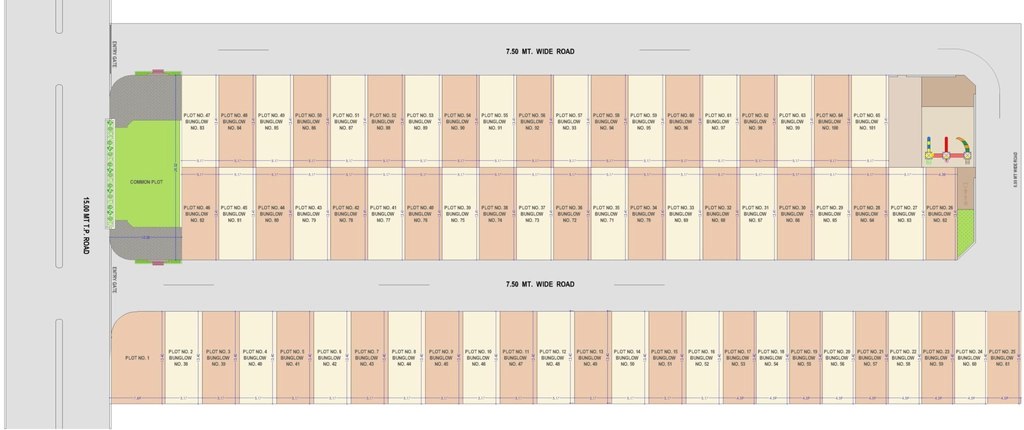 Master Plan of Aadarsh Upvan in Vavdi, Rajkot - Image 435975