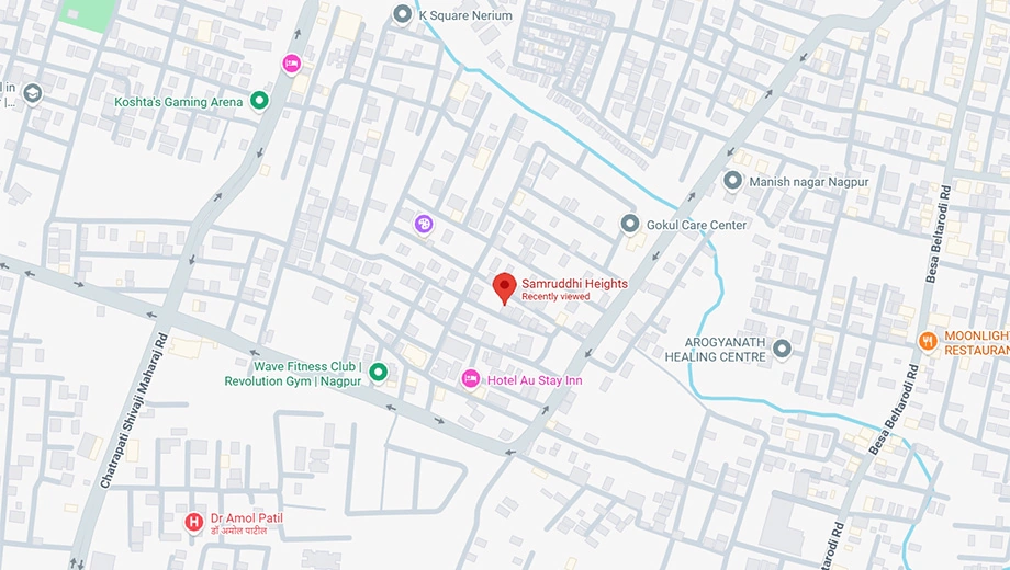 Location of Shree Samruddhi Heights in New Manish Nagar, Nagpur - Image 436007