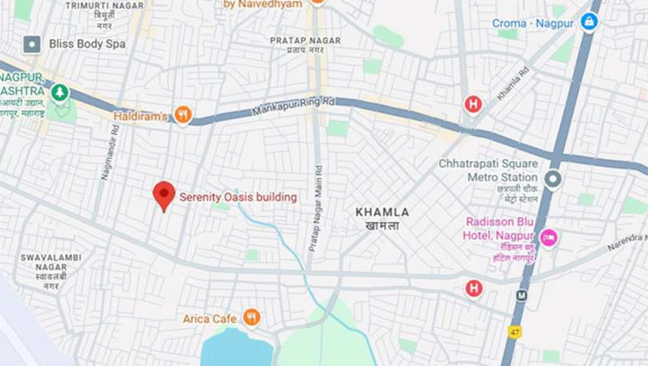 Location of Regalteck Serenity Oasis in Swawlambi Nagar, Nagpur - Image 436040
