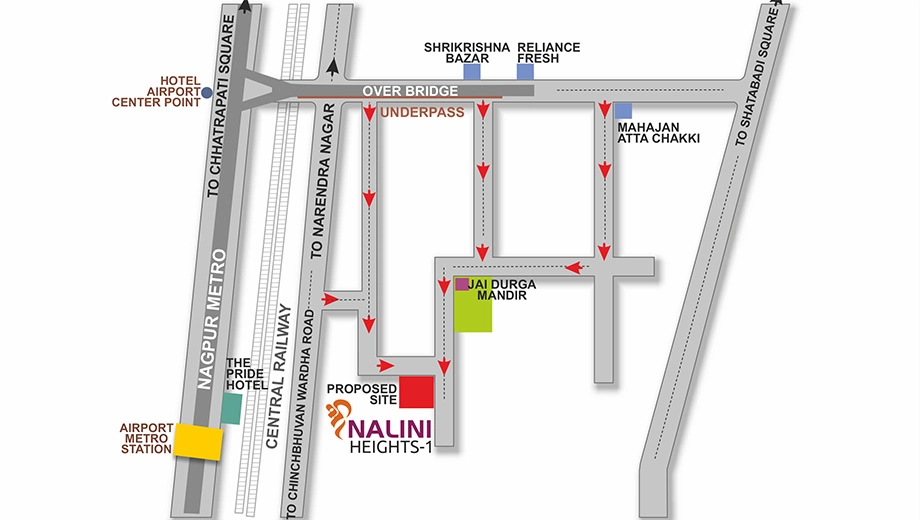 Location of Shree Nalini Heights 1 - Image 436079