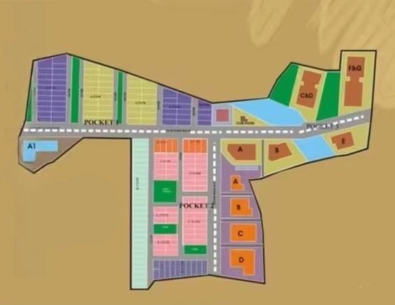 Master Plan of Sagar Royal Villas in Bagmugaliya, Bhopal - Image 436113