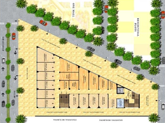 Floor Plan of A And M Shakti Plaza in Indirapuram, Ghaziabad - Image 436124