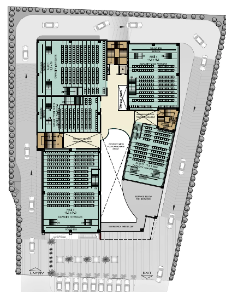 Floor Plan of Ajnara City Centre in Raj Nagar Extension, Ghaziabad - Image 436134