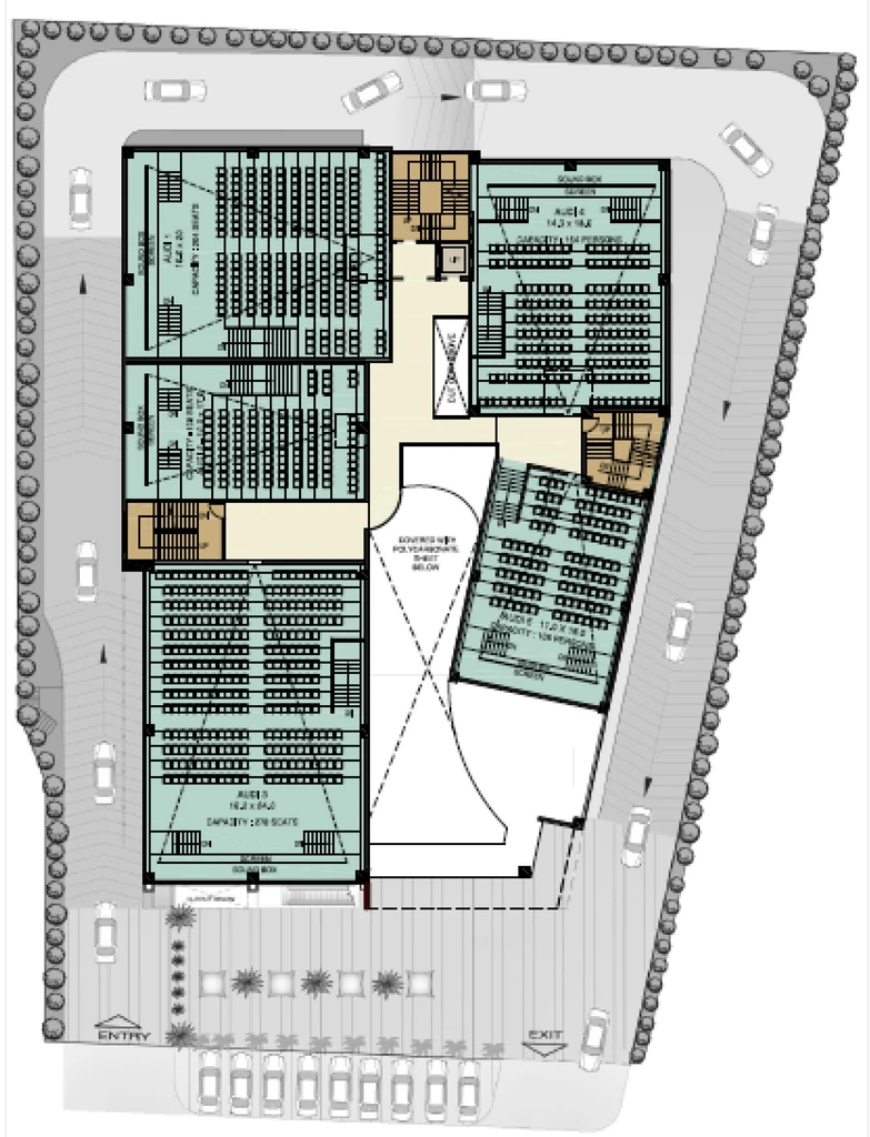 Floor Plan of Ajnara City Centre in Raj Nagar Extension, Ghaziabad - Image 436133