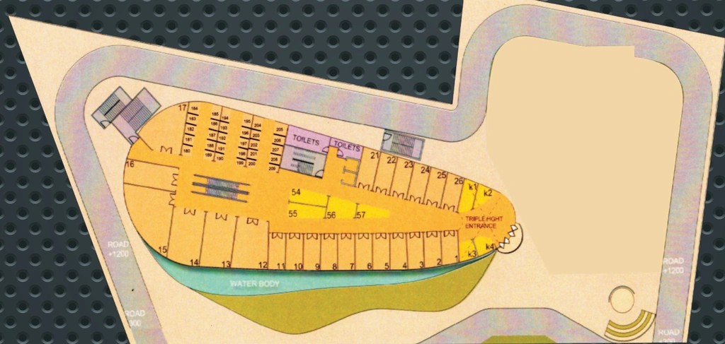 Floor Plan of Concept Capital The Core Mall A Lifestyle Hub in Crossings Republik, Ghaziabad - Image 436170