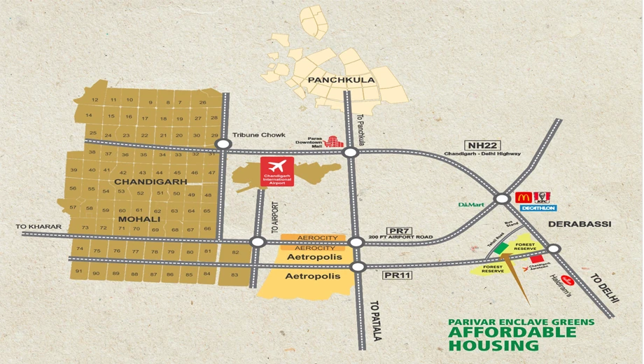 Location of Amjay Parivar Enclave Greens - Image 436185