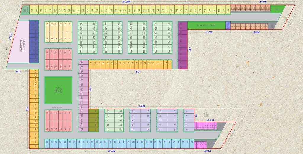 Master Plan of Amjay Parivar Enclave Greens in Dera Bassi, Chandigarh - Image 436186
