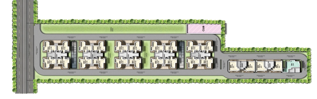 Master Plan of Atlantis Heights in Zirakpur, Chandigarh - Image 436195