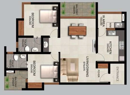 2 BHK Flat in Silver Castle Winter Leaf in Vattiyoorkavu, Thiruvananthapuram - Image 931520