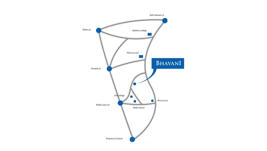 Location of Sowparnika Bhavani in Thycaud, Thiruvananthapuram - Image 436231
