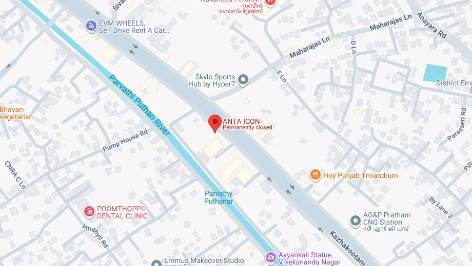 Location of Anta Icon in Karikkakam, Thiruvananthapuram - Image 436373