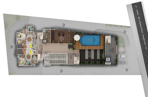 Master Plan of Anta Icon in Karikkakam, Thiruvananthapuram - Image 436376