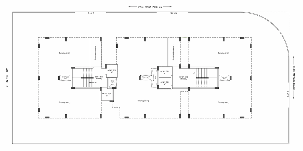 Master Plan of Maruti Heights in Vavdi, Rajkot - Image 436200