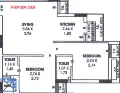 2 BHK Flat in MHN Ojas Aura 2 in Vavdi, Rajkot - Image 931503