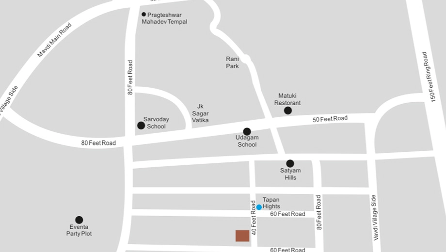Location of Radhe Heights - Image 436219