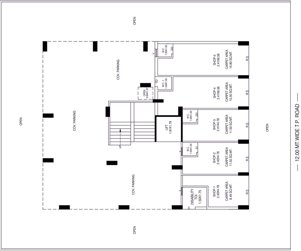 Master Plan of Radhe Heights in Vavdi, Rajkot - Image 436220