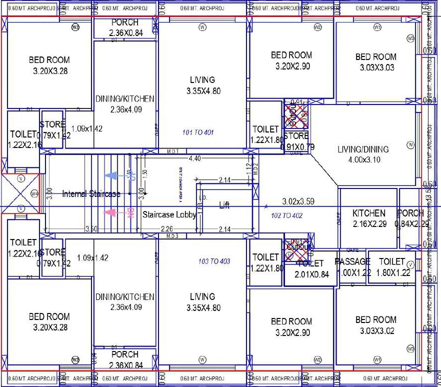 Floor Plan of Sai Shaswat Green in Vavdi, Rajkot - Image 436227