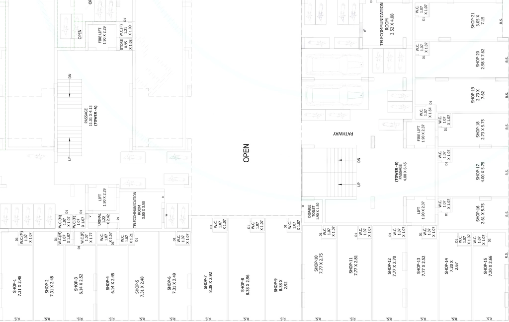 Floor Plan of Commercial Snehgram Hills in Vavdi, Rajkot - Image 436424