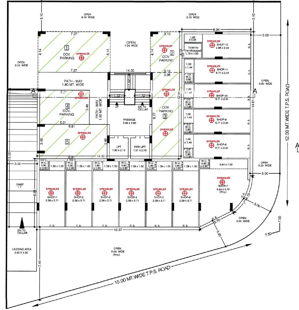 Master Plan of Commercial Sukhnath Golden Plaza in Vavdi, Rajkot - Image 436442