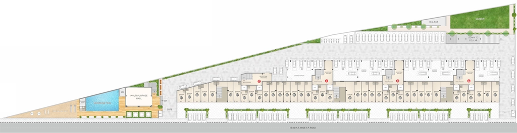 Master Plan of Commercial VCG Vrindavan City in Vavdi, Rajkot - Image 436466
