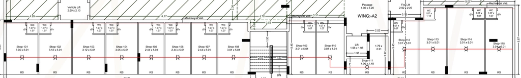 Floor Plan of Commercial Vision Krishna Bhoomi in Vavdi, Rajkot - Image 436481