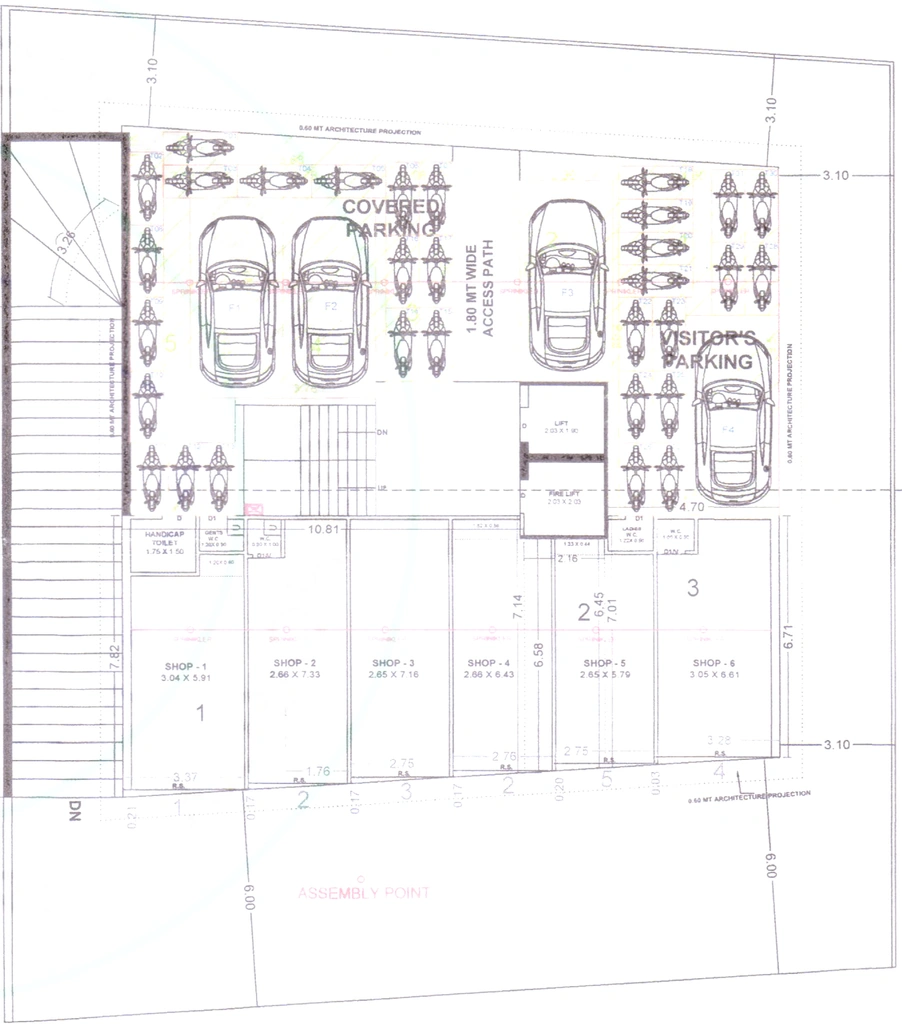 Master Plan of VM Vidhi Heights in Vavdi, Rajkot - Image 436487